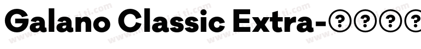 Galano Classic Extra字体转换